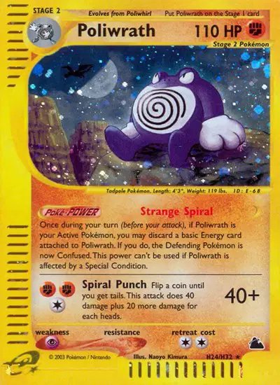 Poliwrath (H24) — Skyridge H24
