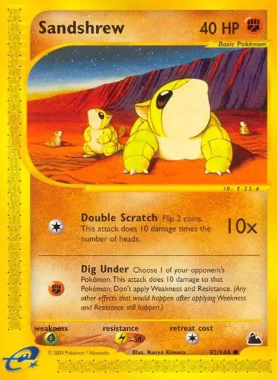 Sandshrew — Skyridge 92