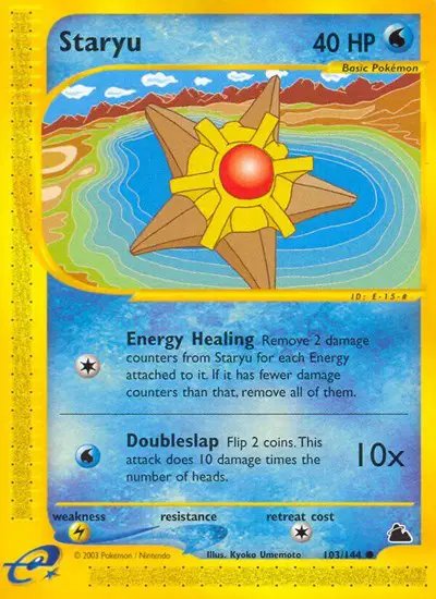 Staryu (103) — Skyridge 103