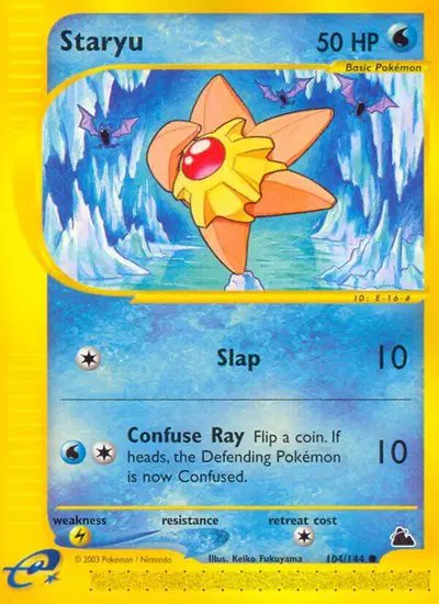 Staryu (104) — Skyridge 104