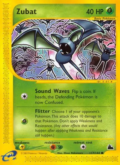 Zubat (117) — Skyridge 117