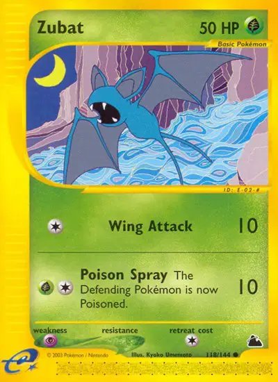 Zubat (118) — Skyridge 118
