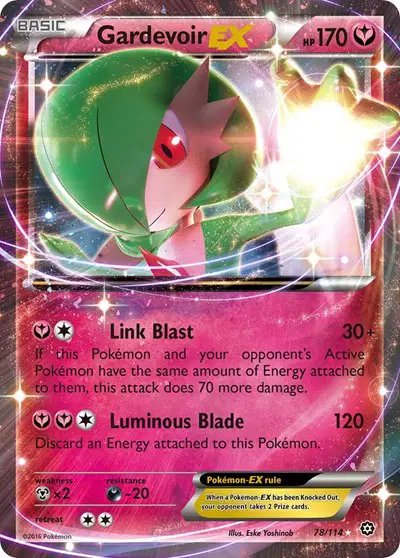 Gardevoir EX — Steam Siege 78