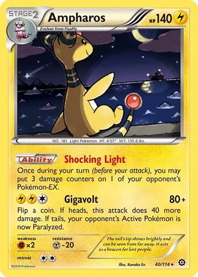 Ampharos — Steam Siege 40