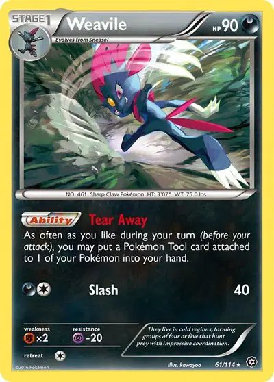 Weavile — Steam Siege 61