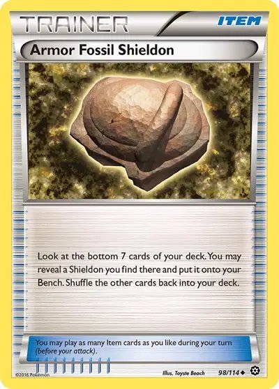 Armor Fossil Shieldon — Steam Siege 98