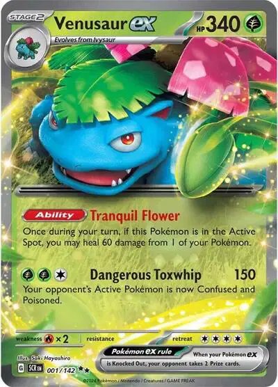 Venusaur ex — Stellar Crown 001/142