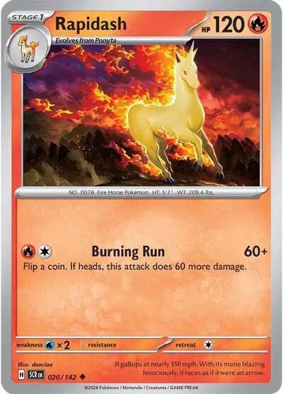 Rapidash — Stellar Crown 020/142