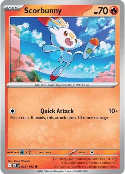 Scorbunny — Stellar Crown 026/142