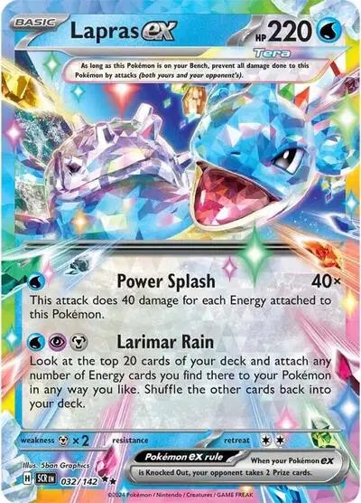 Lapras ex — Stellar Crown 032/142