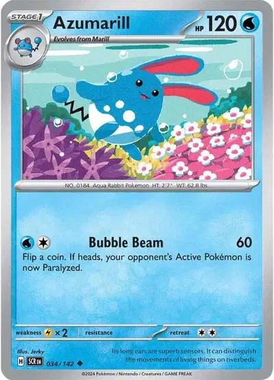 Azumarill — Stellar Crown 034/142