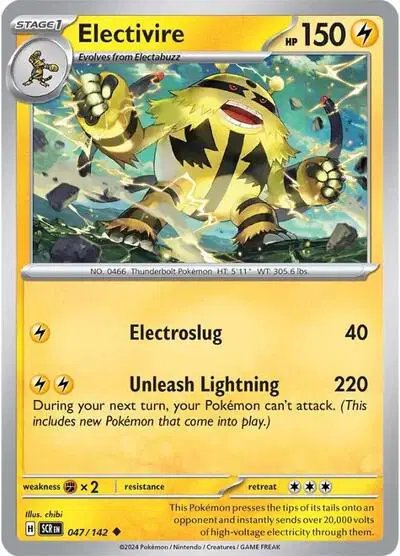 Electivire — Stellar Crown 047/142