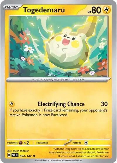 Togedemaru — Stellar Crown 054/142