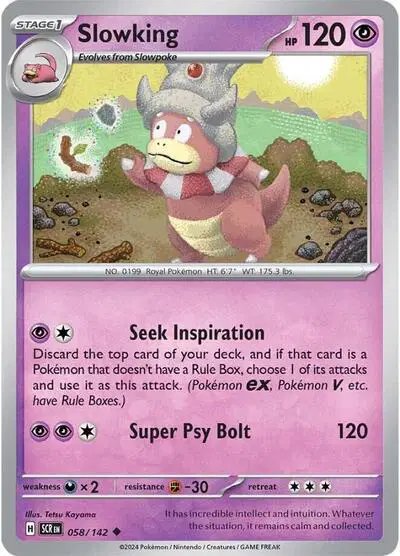 Slowking — Stellar Crown 058/142