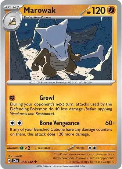Marowak — Stellar Crown 073/142