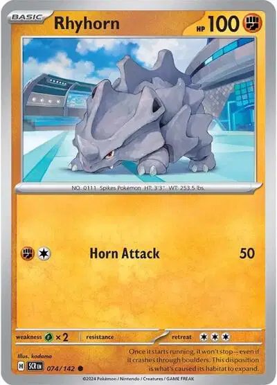 Rhyhorn — Stellar Crown 074/142