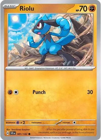 Riolu — Stellar Crown 081/142