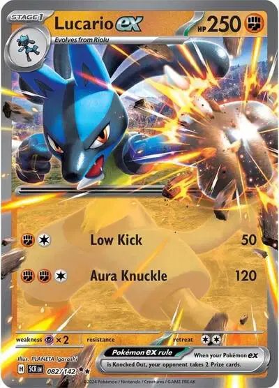 Lucario ex — Stellar Crown 082/142