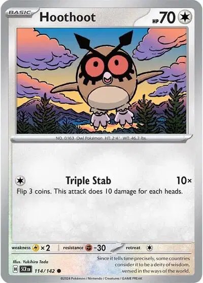 Hoothoot — Stellar Crown 114/142