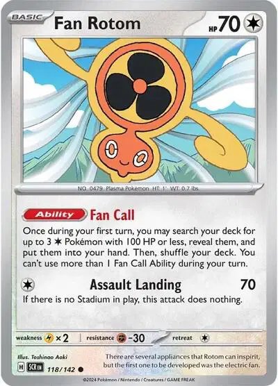 Fan Rotom — Stellar Crown 118/142