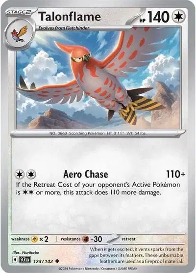 Talonflame — Stellar Crown 123/142