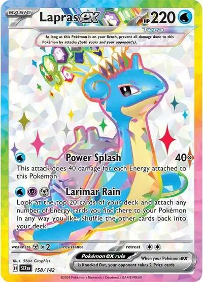 Lapras ex — Stellar Crown 158/142
