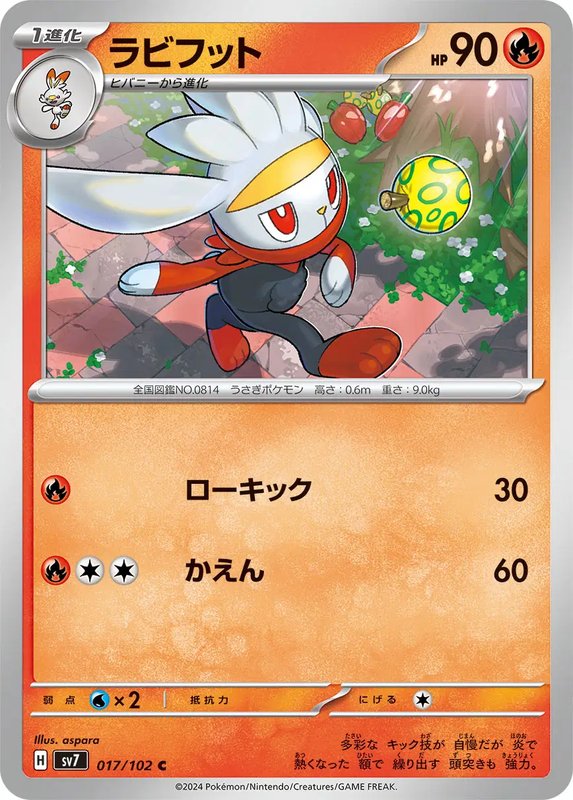 Raboot (JP) — Stellar Miracle 017/102