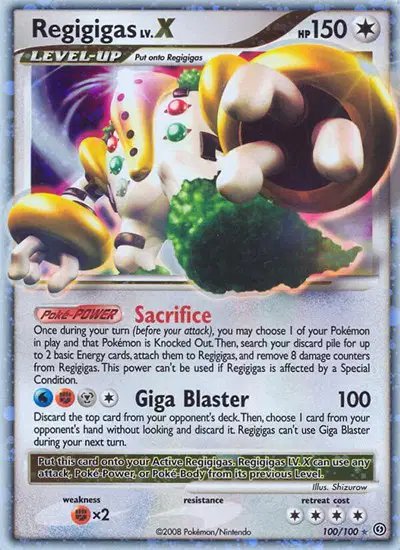 Regigigas Lv.X — Stormfront 100