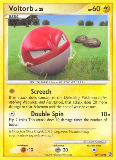 Voltorb (80) — Stormfront 80