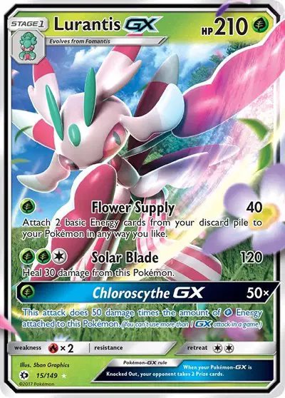 Lurantis GX — Sun & Moon Base Set 15
