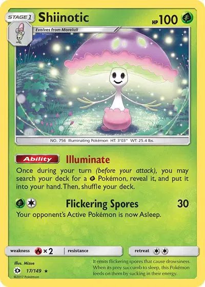 Shiinotic — Sun & Moon Base Set 17