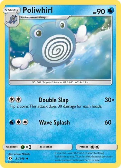 Poliwhirl — Sun & Moon Base Set 31