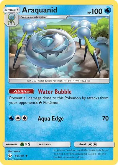 Araquanid — Sun & Moon Base Set 46