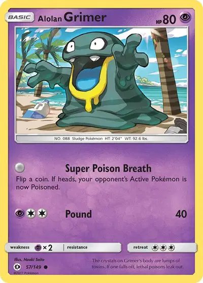 Alolan Grimer — Sun & Moon Base Set 57