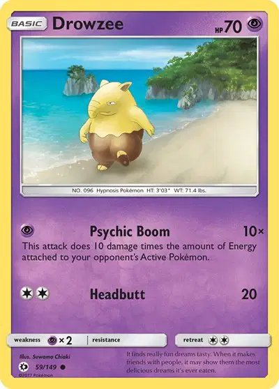 Drowzee — Sun & Moon Base Set 59