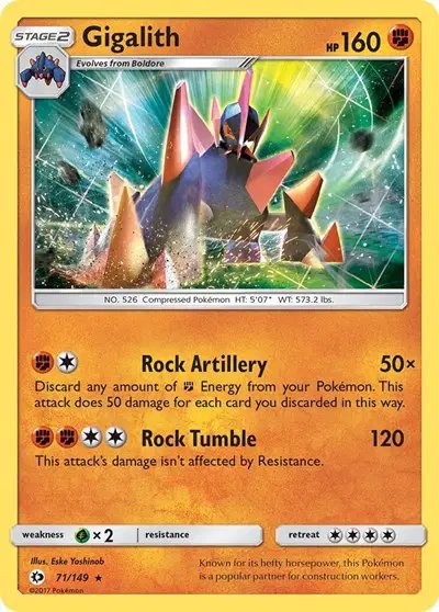 Gigalith — Sun & Moon Base Set 71