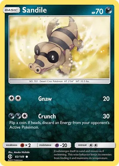 Sandile — Sun & Moon Base Set 83