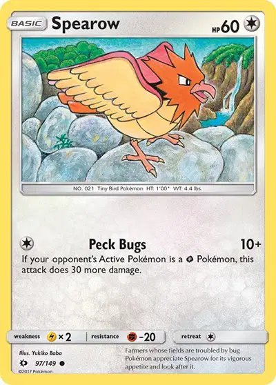 Spearow — Sun & Moon Base Set 97