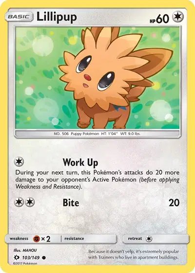 Lillipup — Sun & Moon Base Set 103