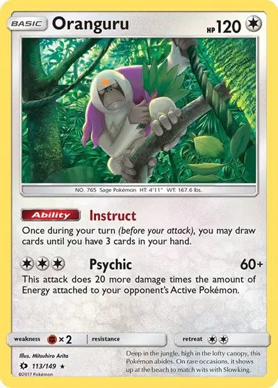Oranguru — Sun & Moon Base Set 113