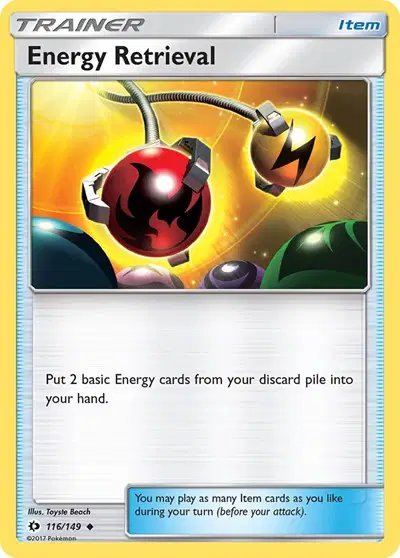 Energy Retrieval — Sun & Moon Base Set 116