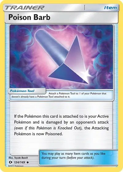 Poison Barb — Sun & Moon Base Set 124