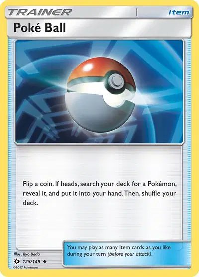 Poke Ball — Sun & Moon Base Set 125