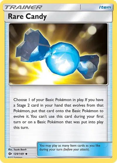 Rare Candy — Sun & Moon Base Set 129