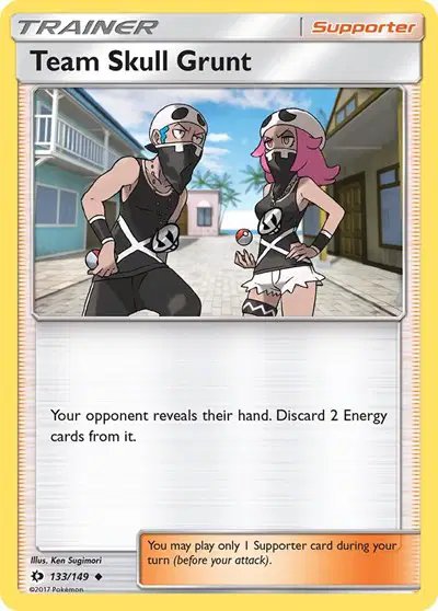 Team Skull Grunt — Sun & Moon Base Set 133