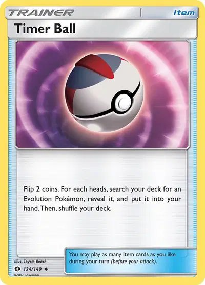Timer Ball — Sun & Moon Base Set 134