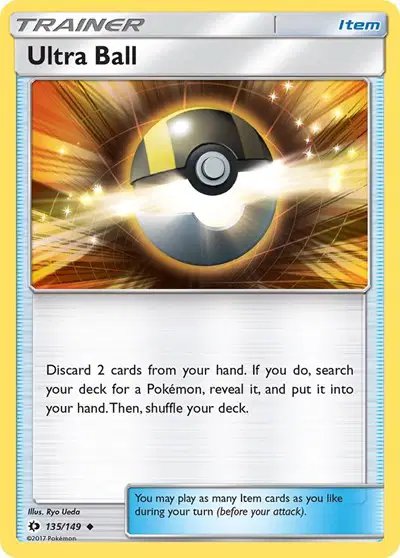 Ultra Ball — Sun & Moon Base Set 135
