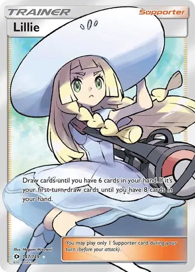 Lillie (Full Art) — Sun & Moon Base Set 147