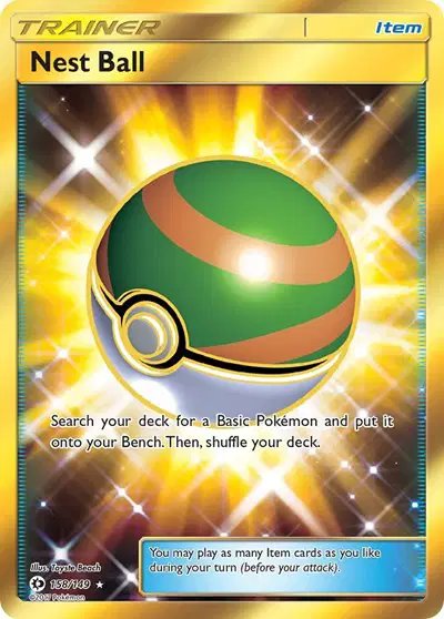 Nest Ball (Secret) — Sun & Moon Base Set 158