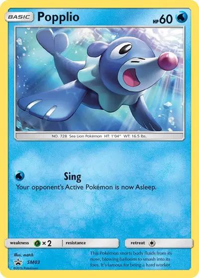 Popplio — Sun & Moon Promo SM03